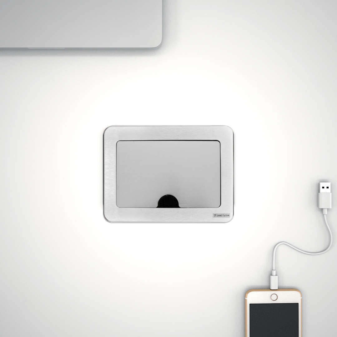 Sliding-Lid Cable Cubby